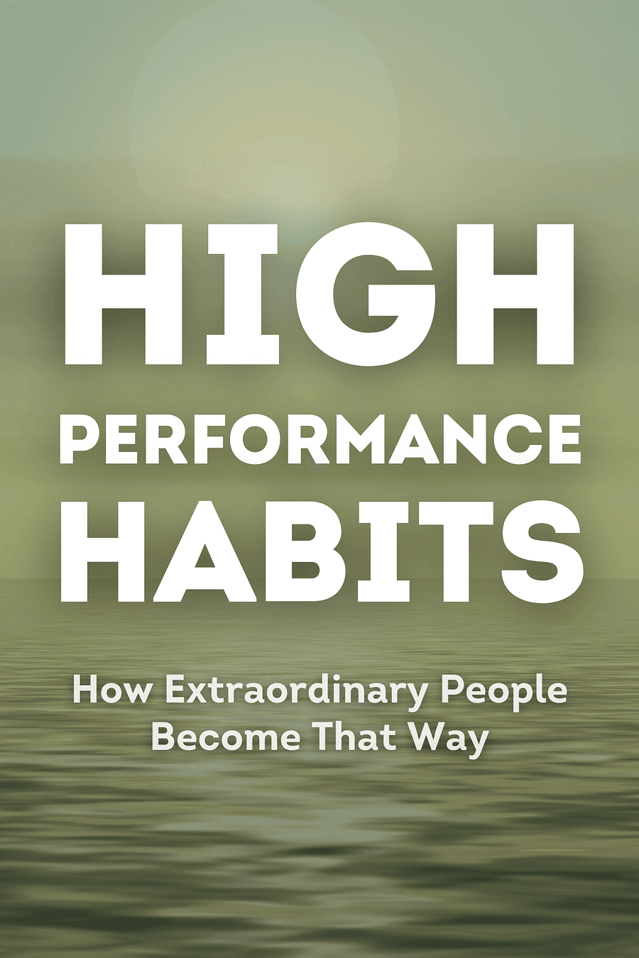 High Performance Habits by Brendon Burchard - Book Summary